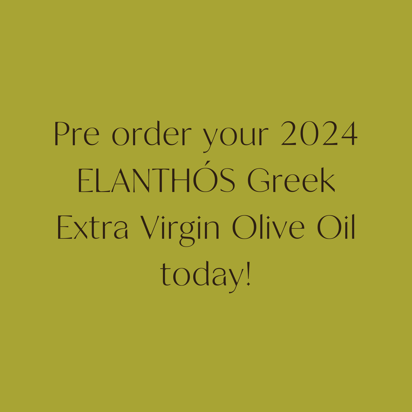ELANTHÓS Greek Extra Virgin Olive Oil 500ML | 2 PACK Bundle