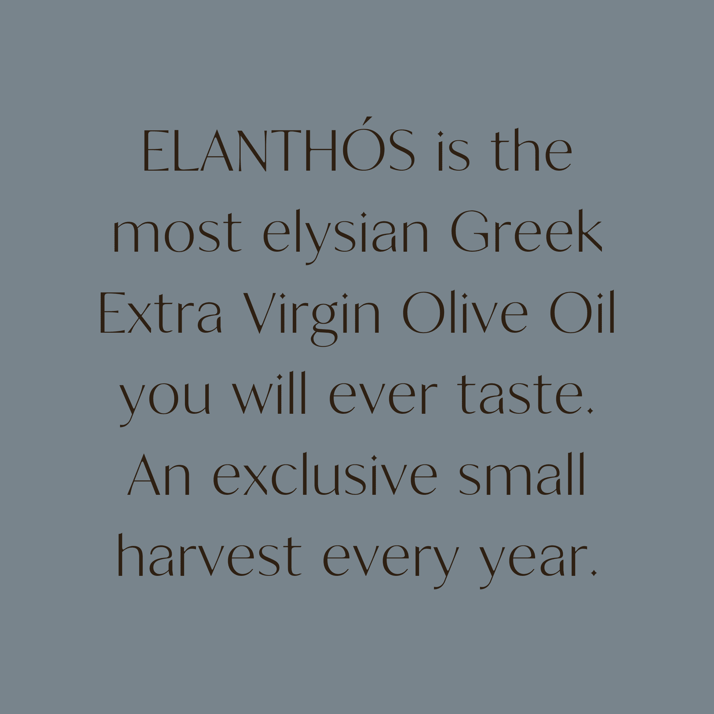 ELANTHÓS Greek Extra Virgin Olive Oil 750ML | 3 PACK BUNDLE