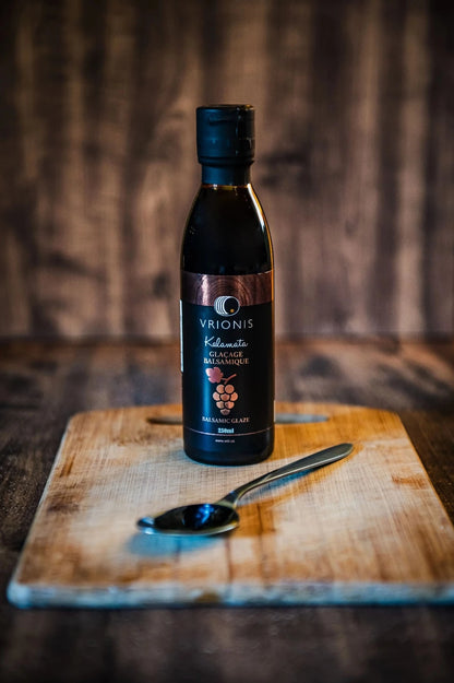 ELANTHÓS Greek Extra Virgin Olive Oil & VRIONIS Balsamic Glaze | 5 PACK BUNDLE